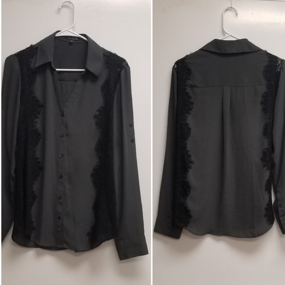 Express MEDIUM buttondown shirt